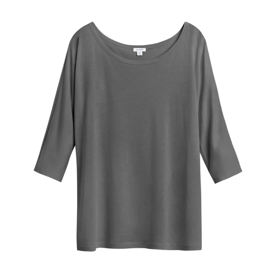 Organic Pima Drape-Back Top - Image 7