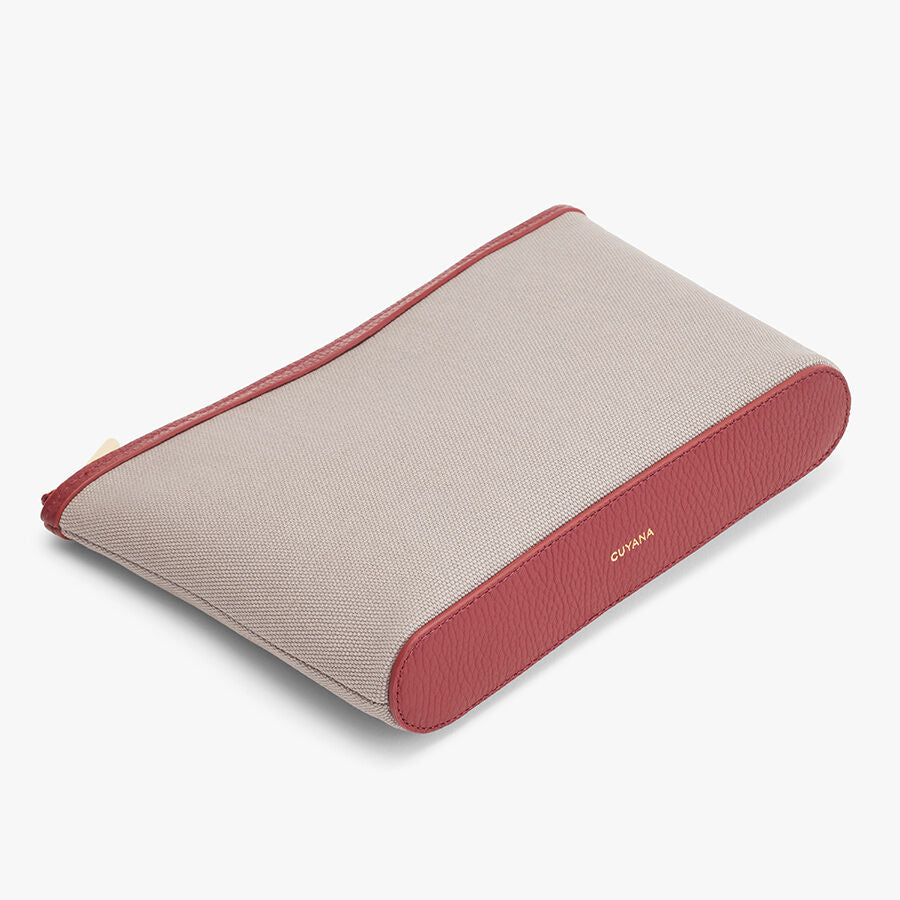Small Canvas Zipper Pouch - Image 3