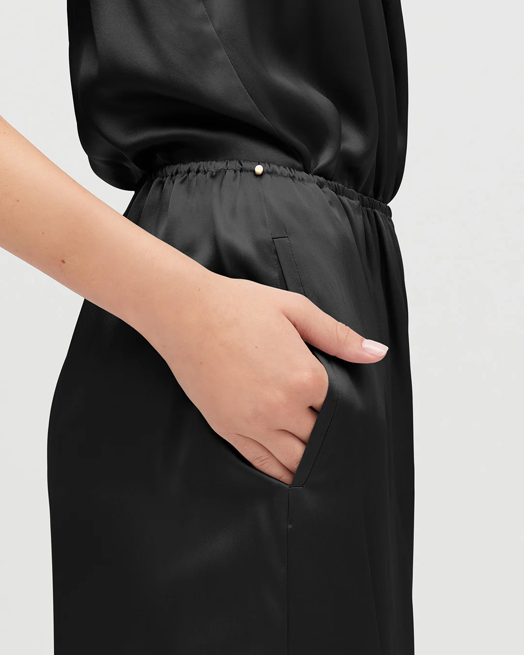 Washable Charmeuse Cropped Wide-Leg Pant - Image 30