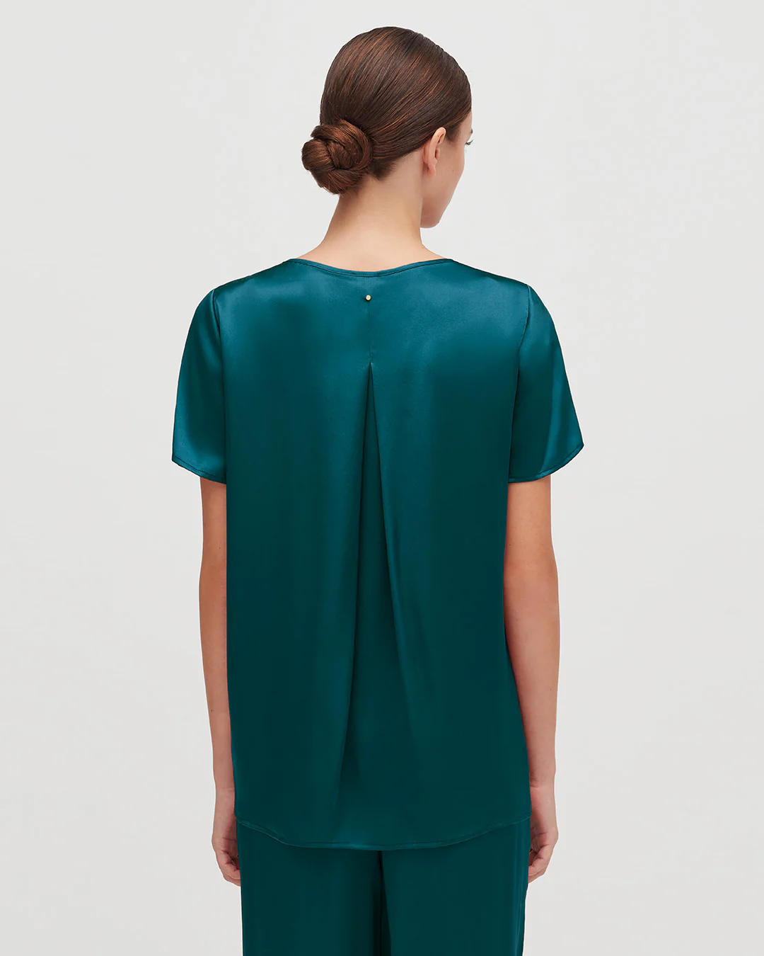 Washable Charmeuse High-Low Top - Image 16
