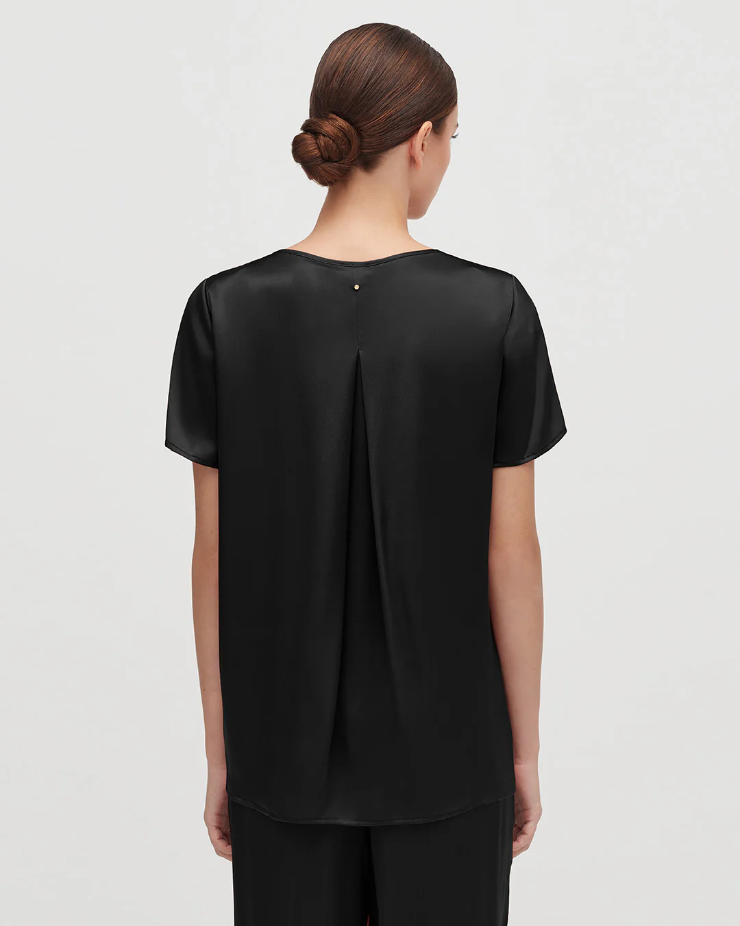 Washable Charmeuse High-Low Top - Image 21